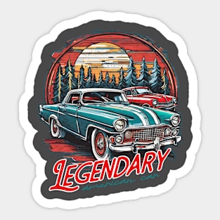 Ameican Legendary car Sticker